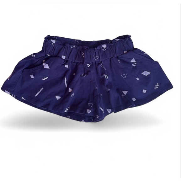 emma & me Other - Mila & Emma 3T Habitual toddler girl Blue and White Stumpef Ruffle Shorts pocket
